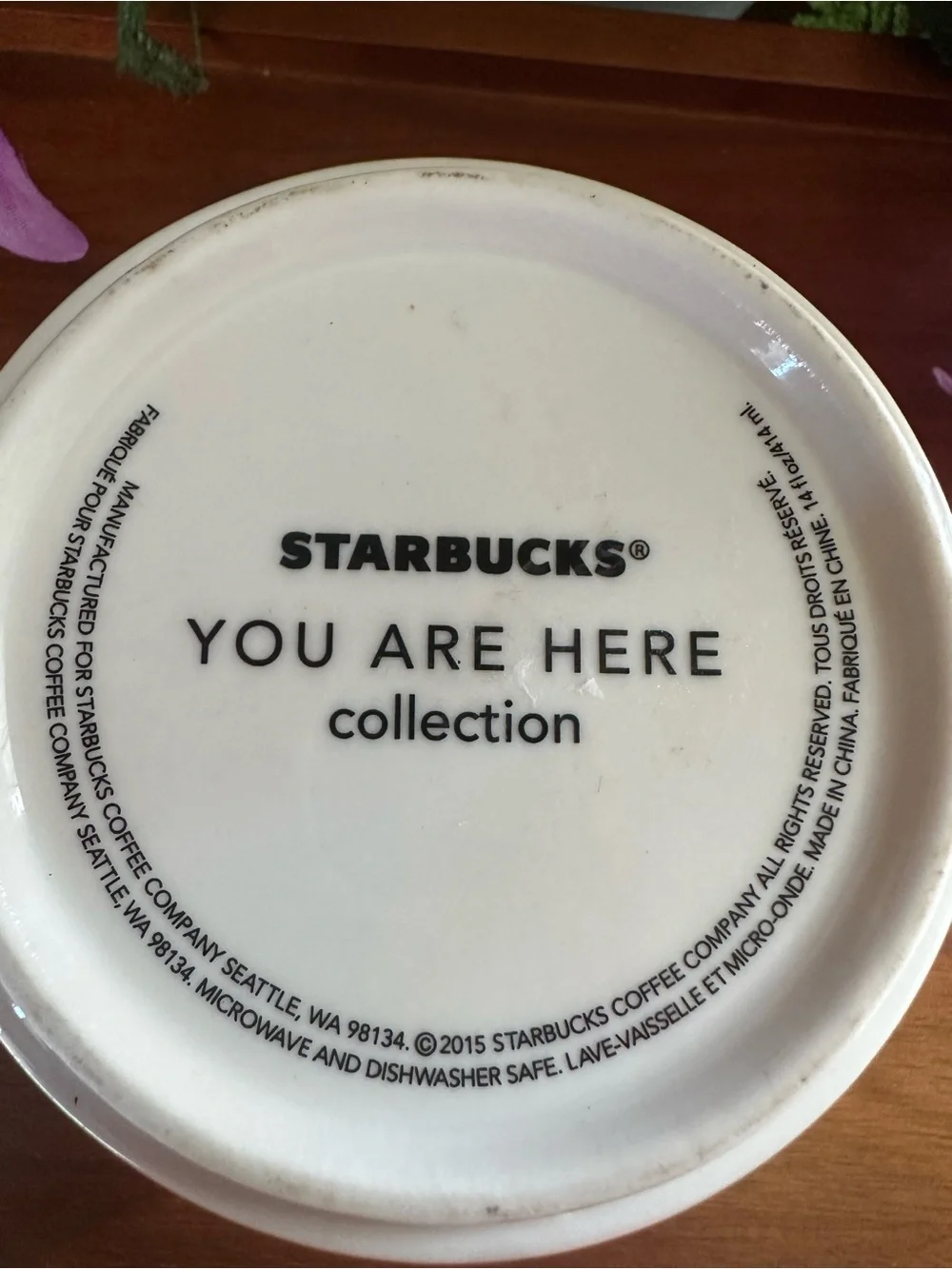 Starbucks Dallas You Are Here Collectors Coffee Mug 2015